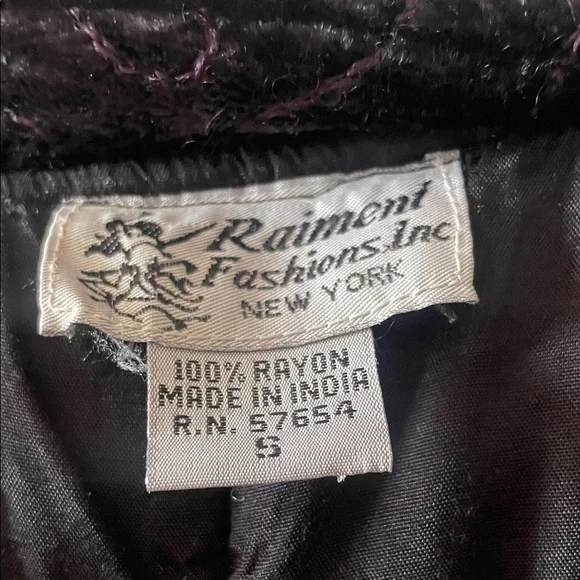 Vintage Raiment Fashions velvet lined floral embroidered patchwork duster coat - Picture 3 of 11